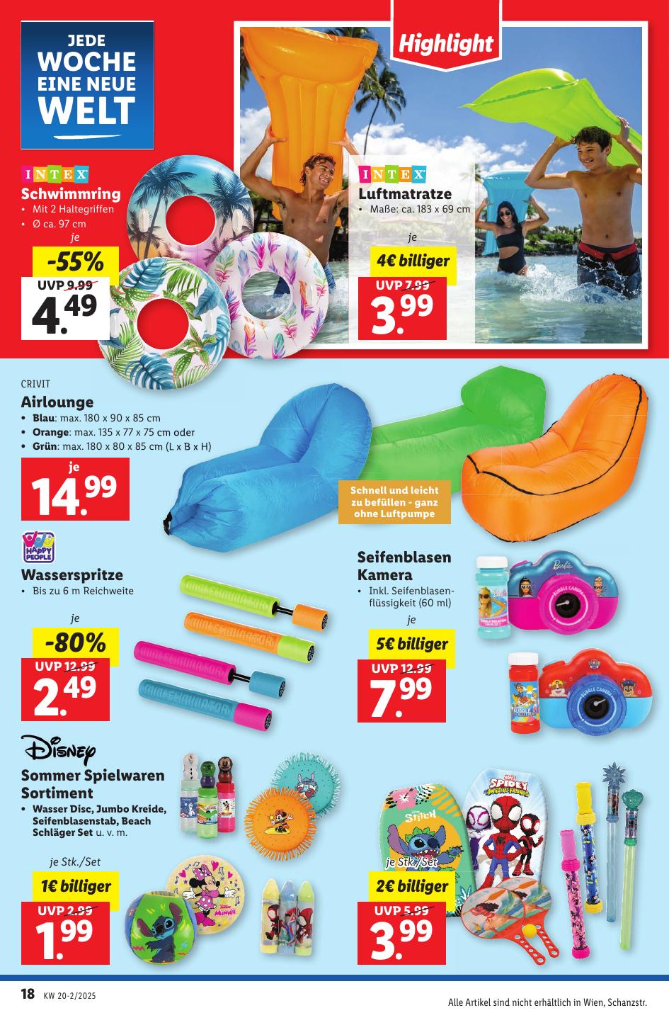 Lidl flyer page