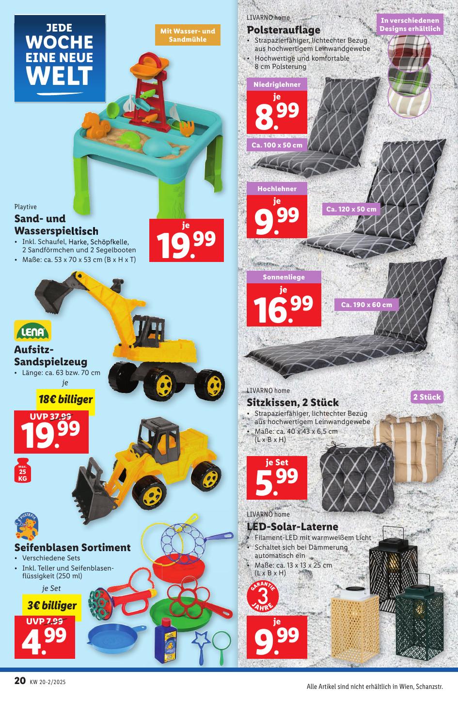 Lidl flyer page