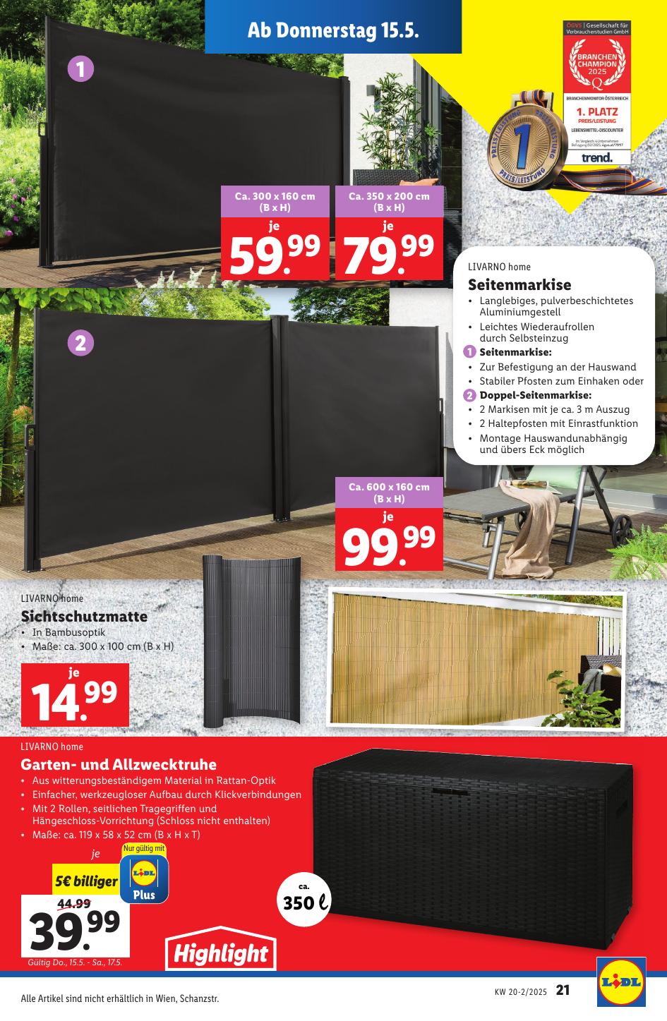 Lidl flyer page