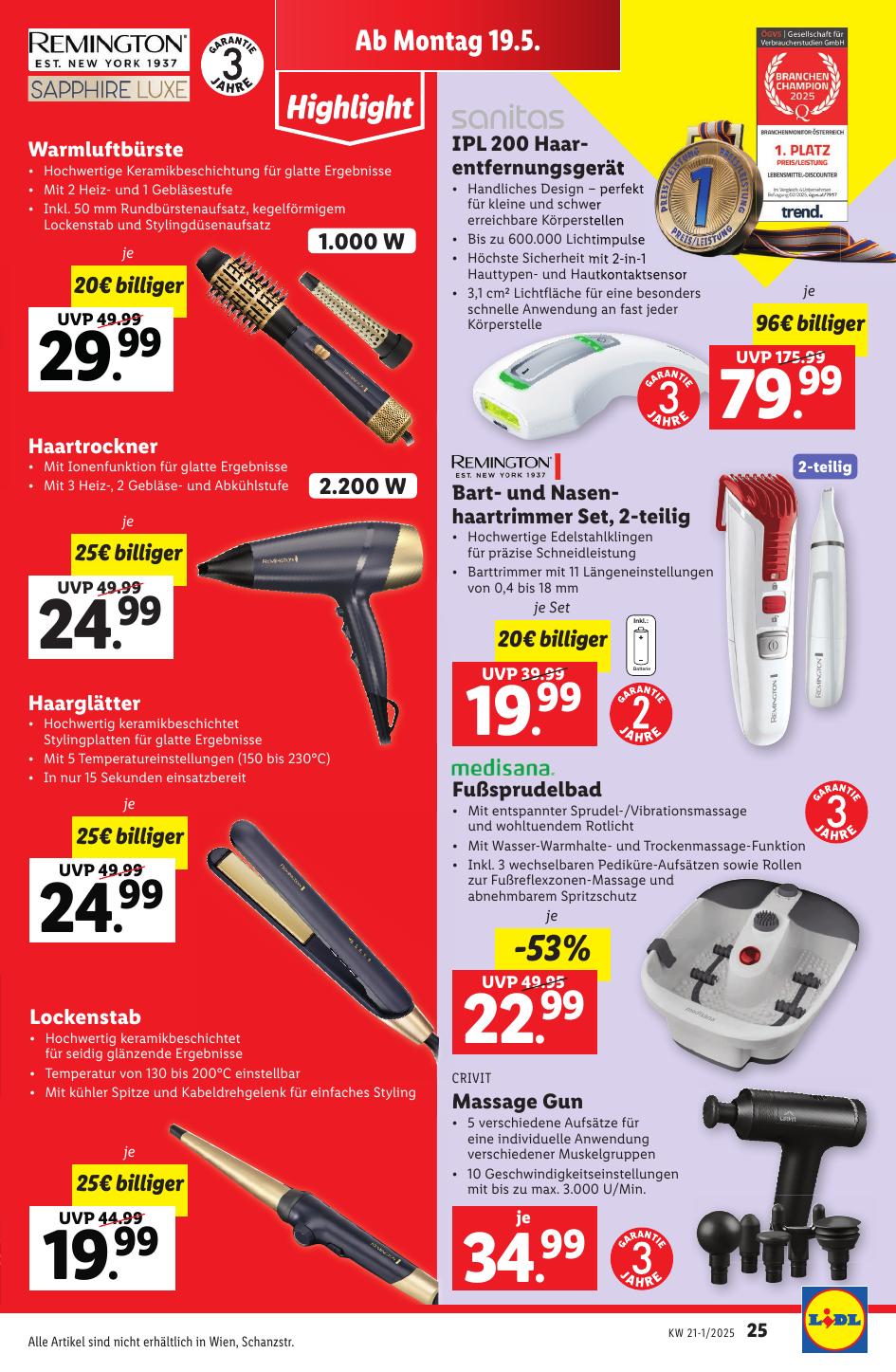 Lidl flyer page