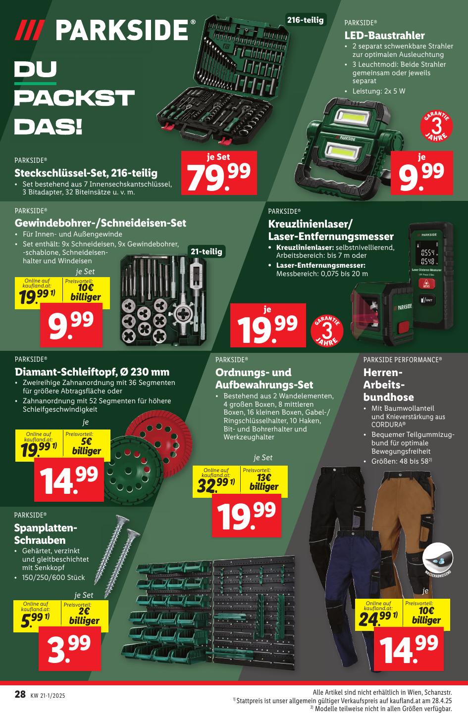 Lidl flyer page