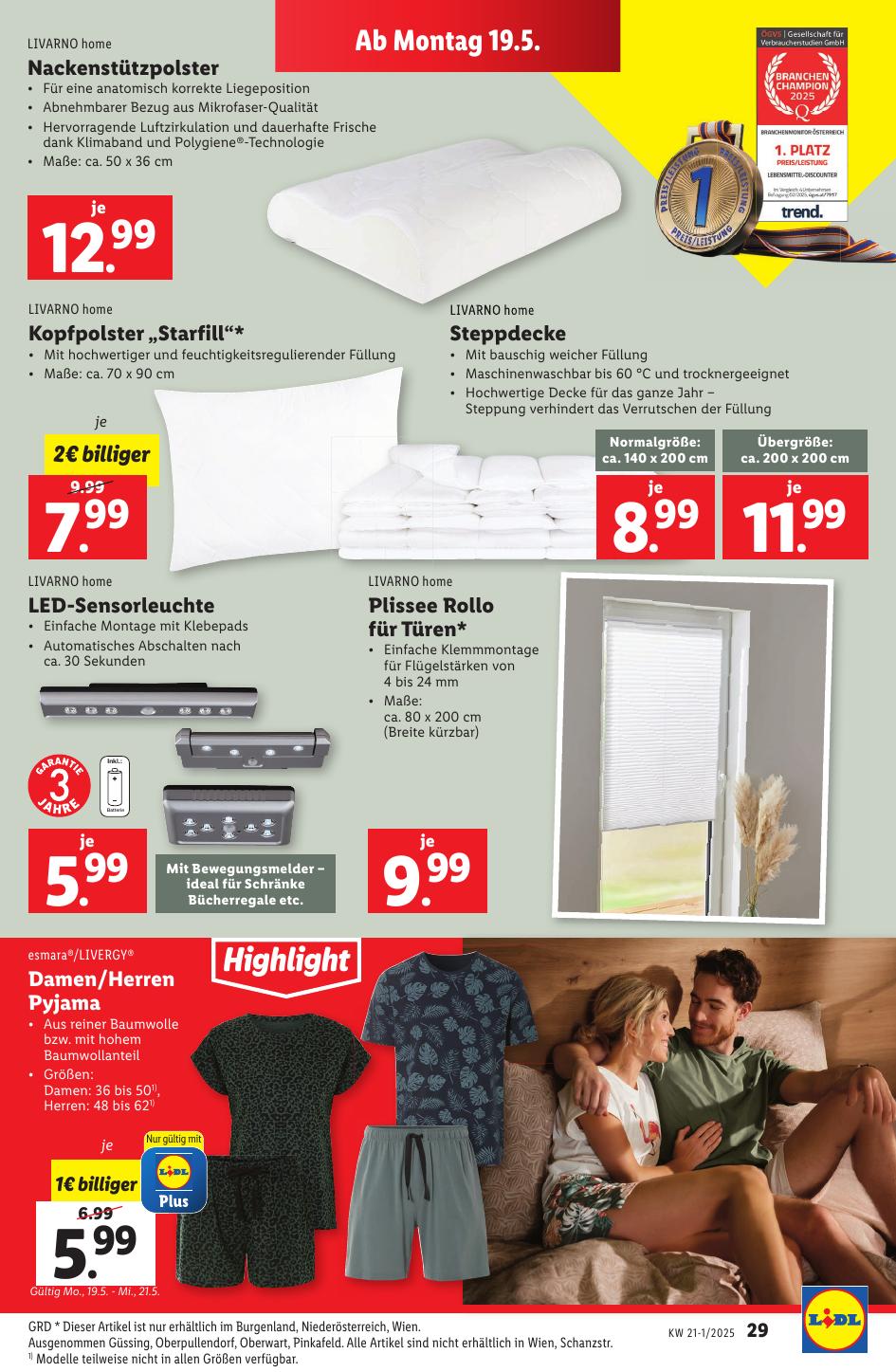 Lidl flyer page