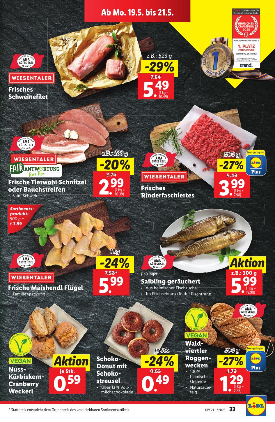 Lidl flyer page