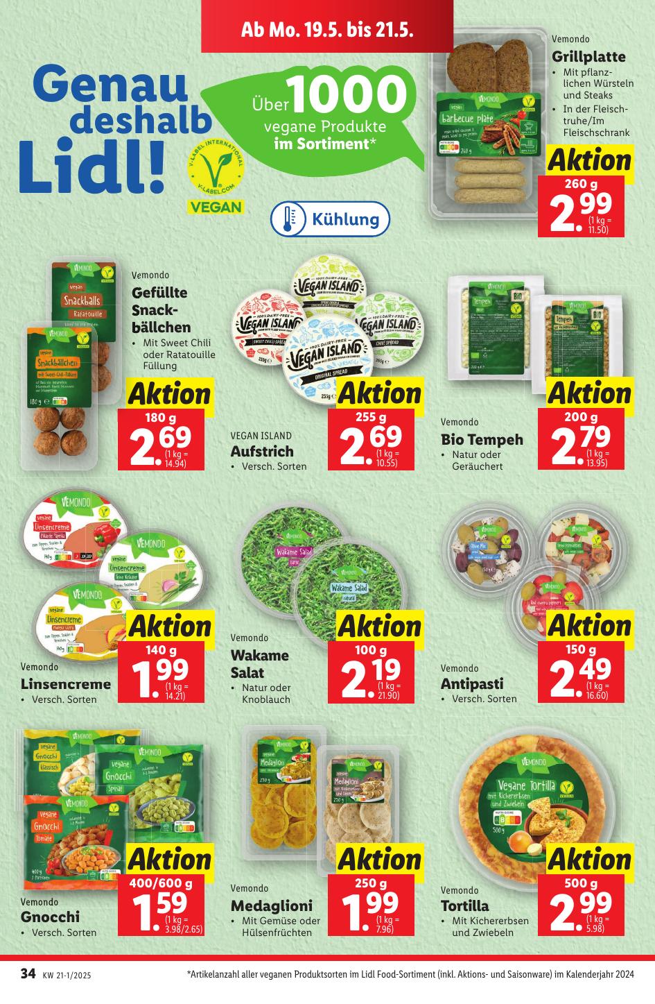 Lidl flyer page