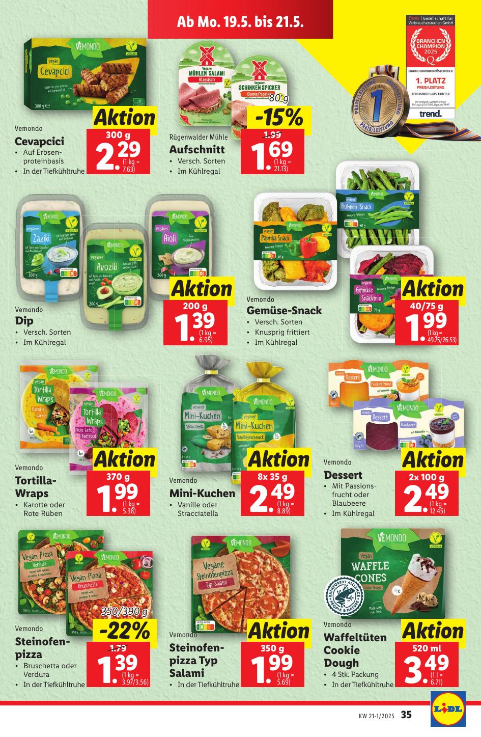 Lidl flyer page