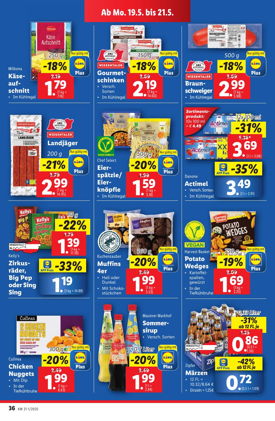 Lidl flyer page