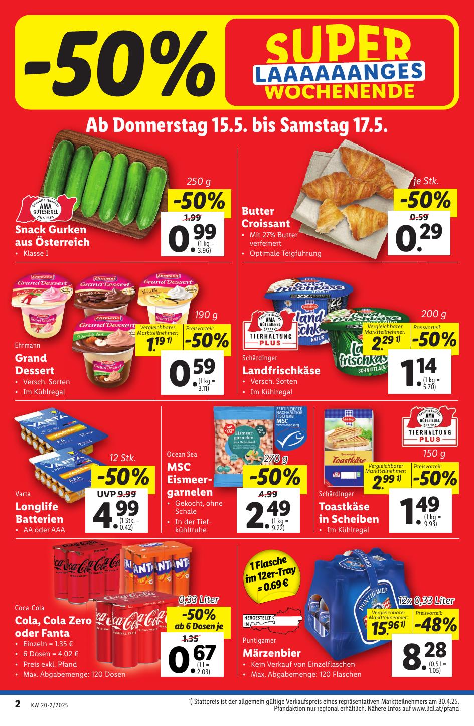 Lidl flyer page