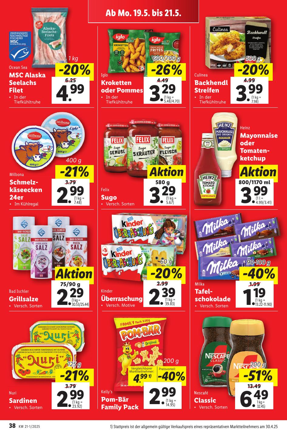 Lidl flyer page