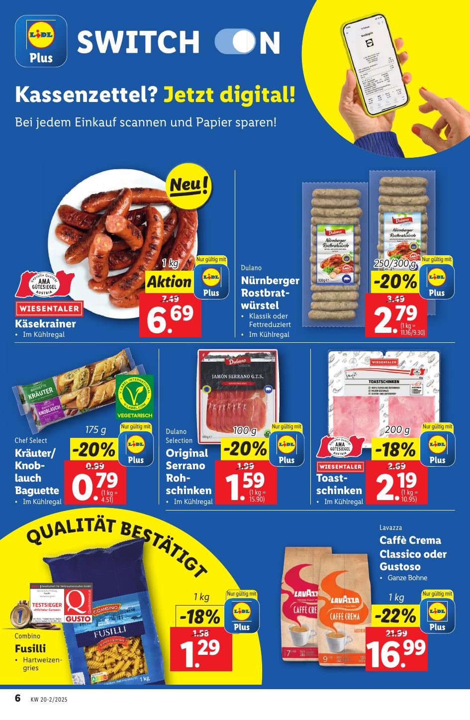Lidl flyer page