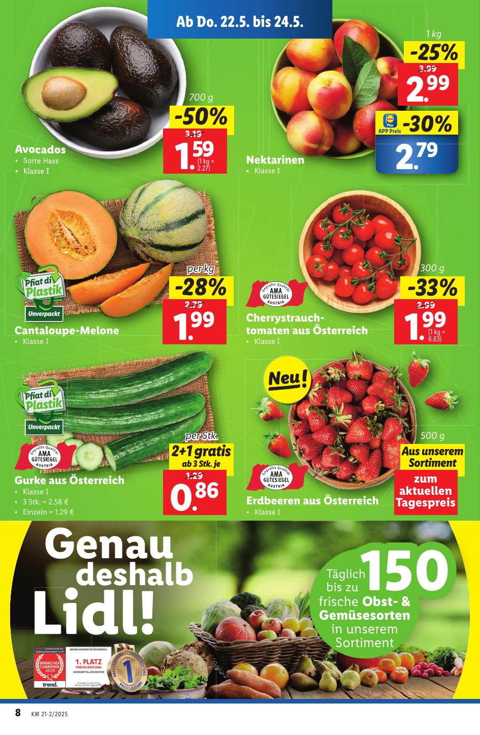Lidl flyer page