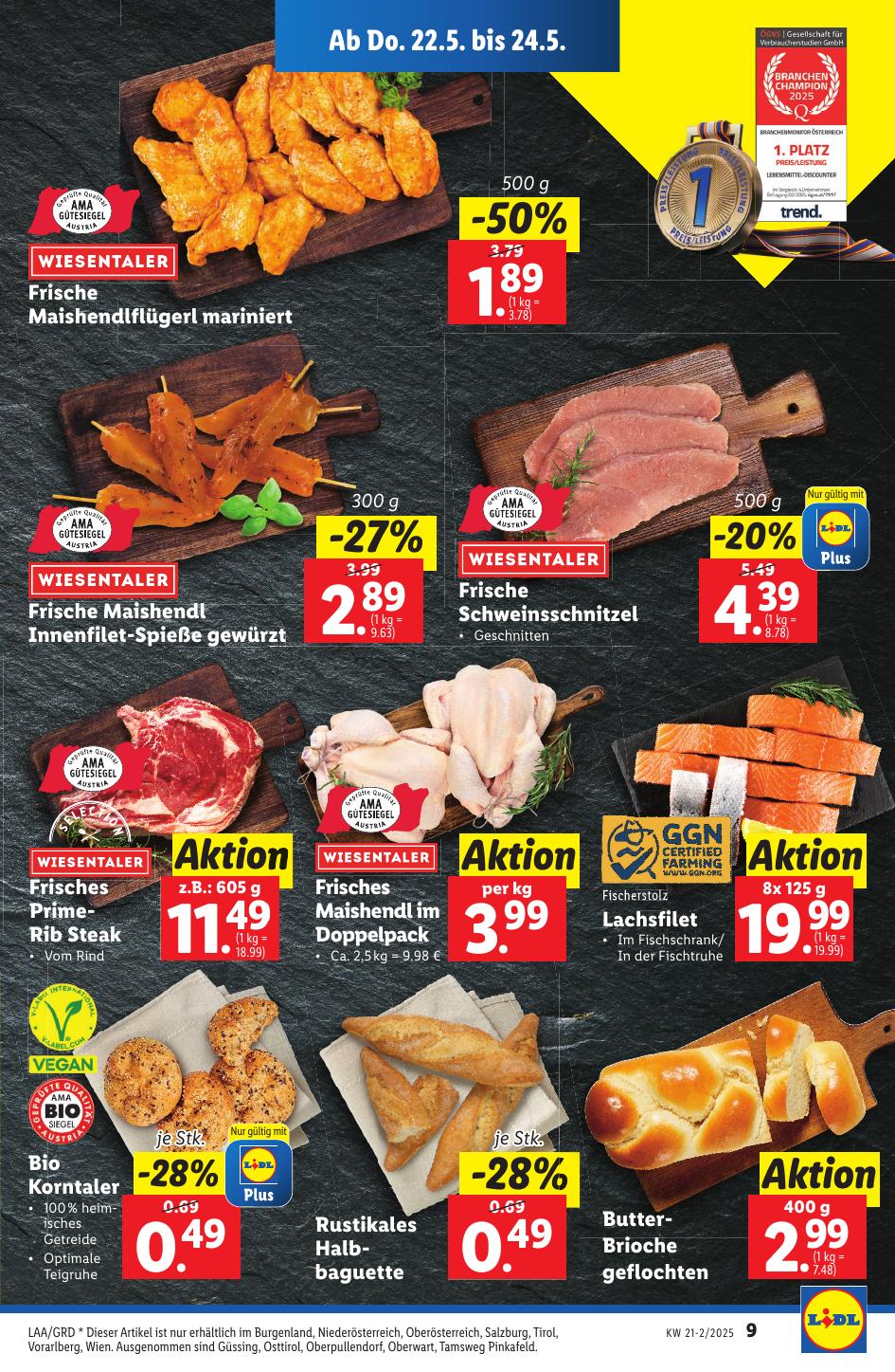 Lidl flyer page
