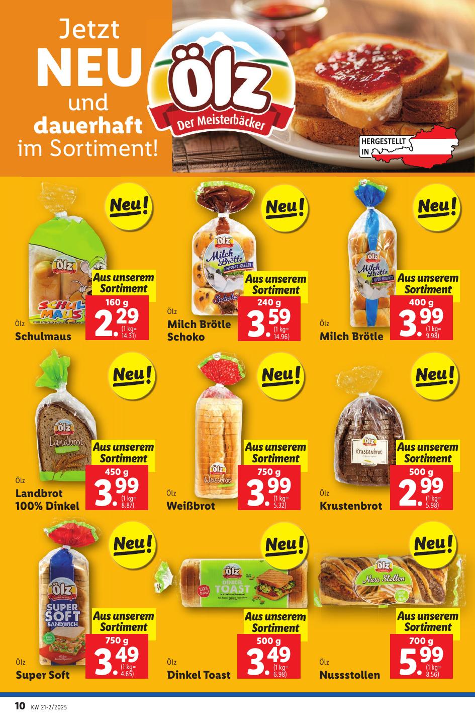 Lidl flyer page