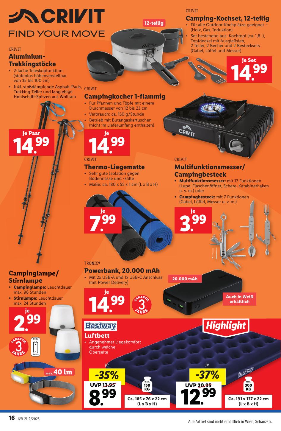 Lidl flyer page