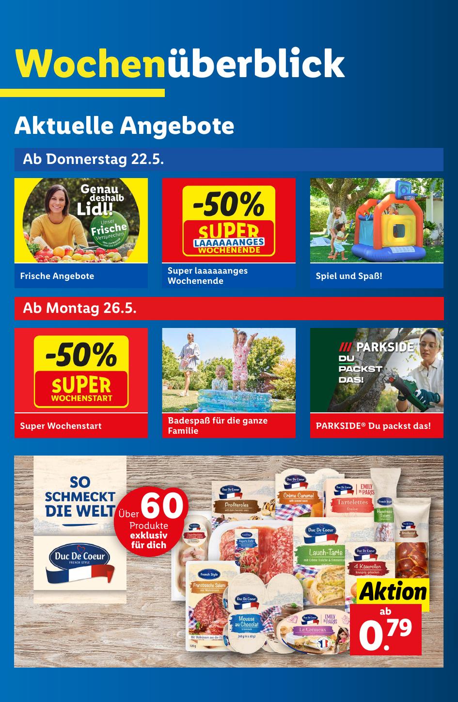 Lidl flyer page