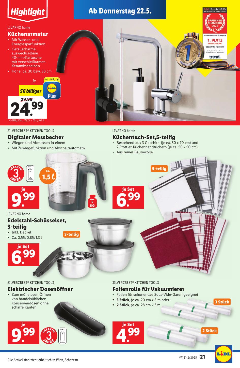 Lidl flyer page