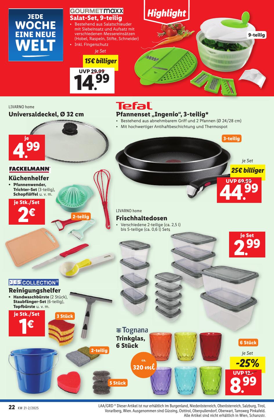 Lidl flyer page