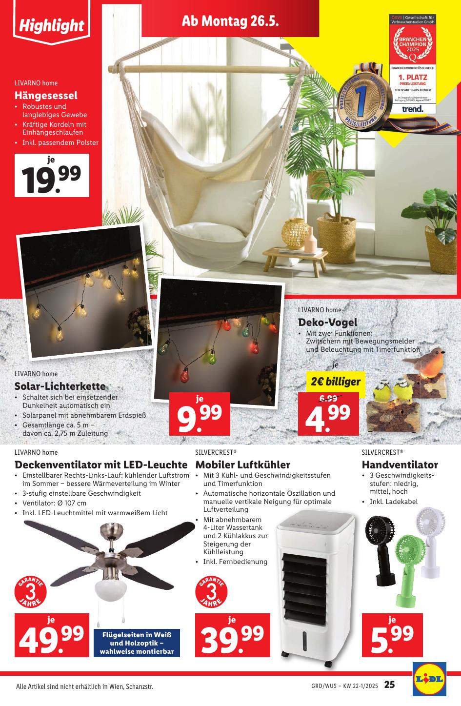 Lidl flyer page