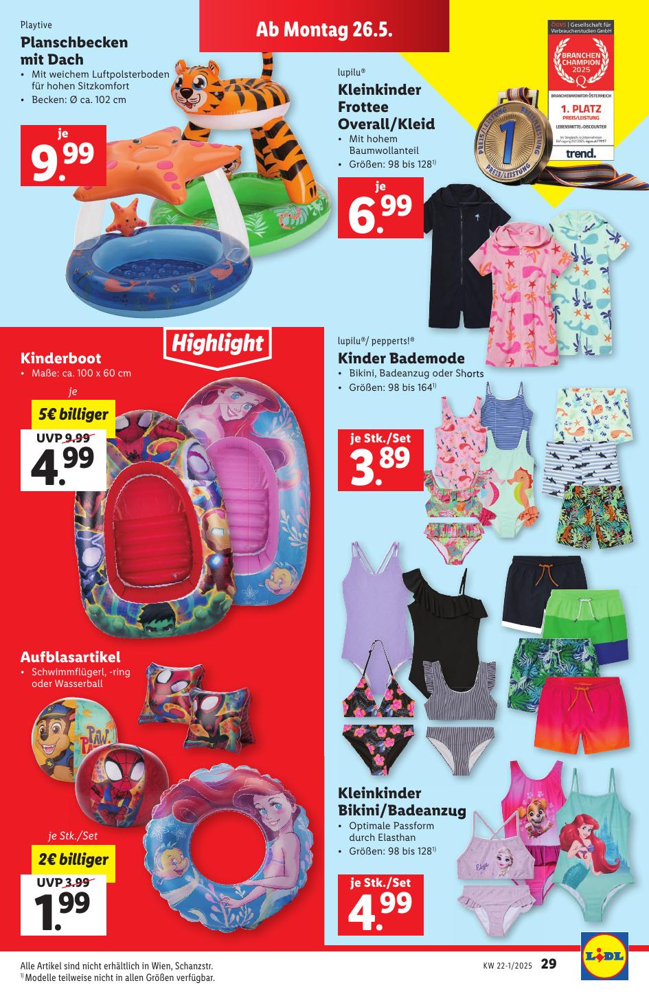Lidl flyer page