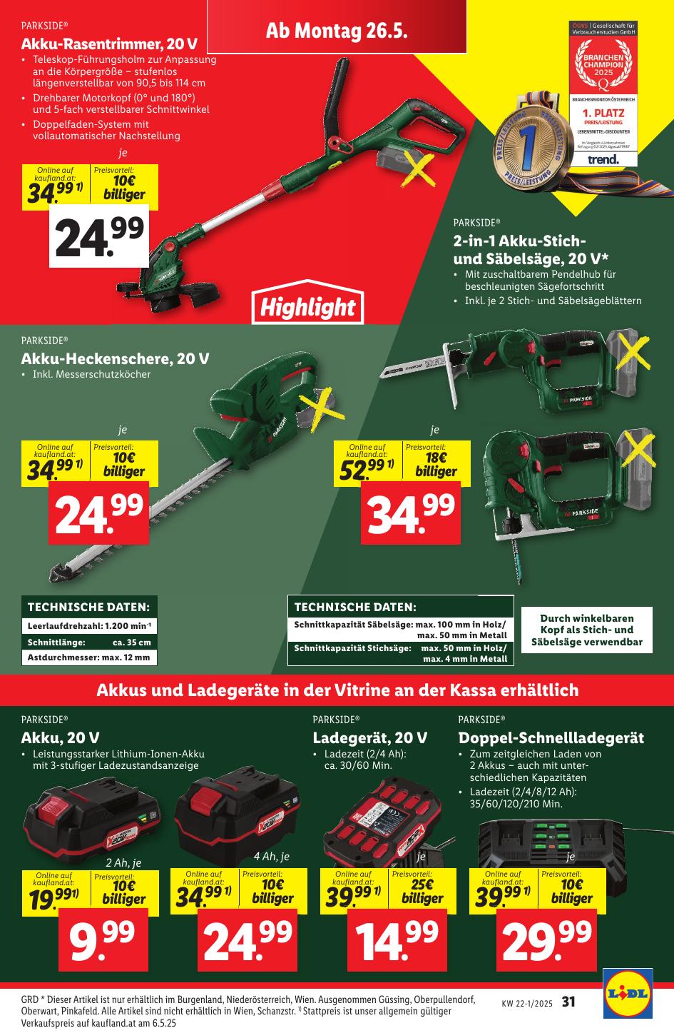 Lidl flyer page