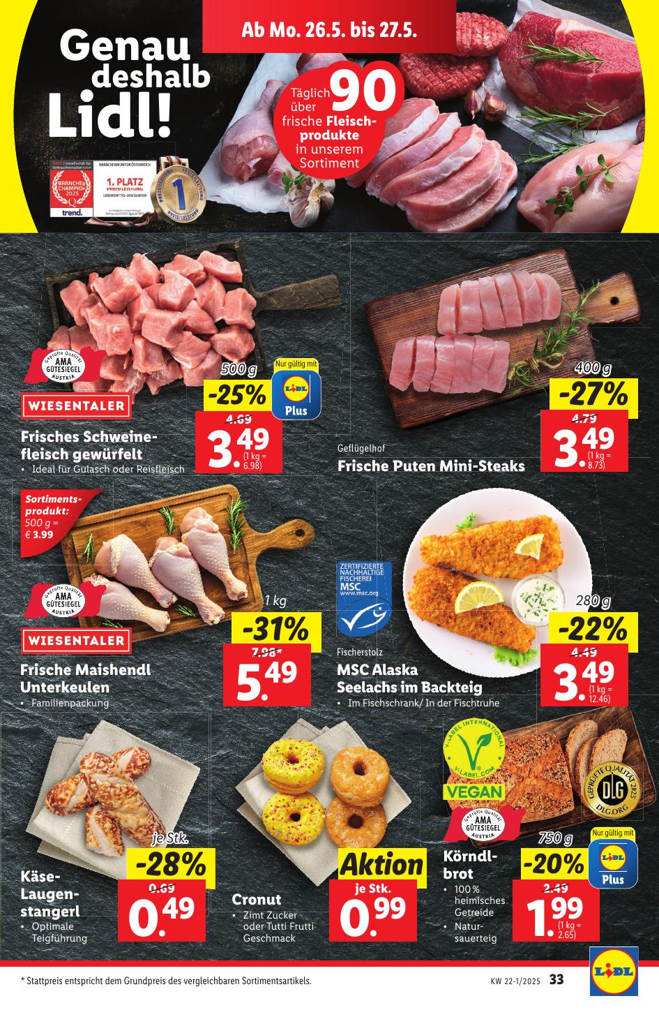 Lidl flyer page