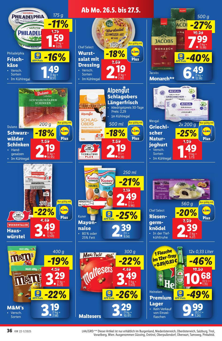 Lidl flyer page