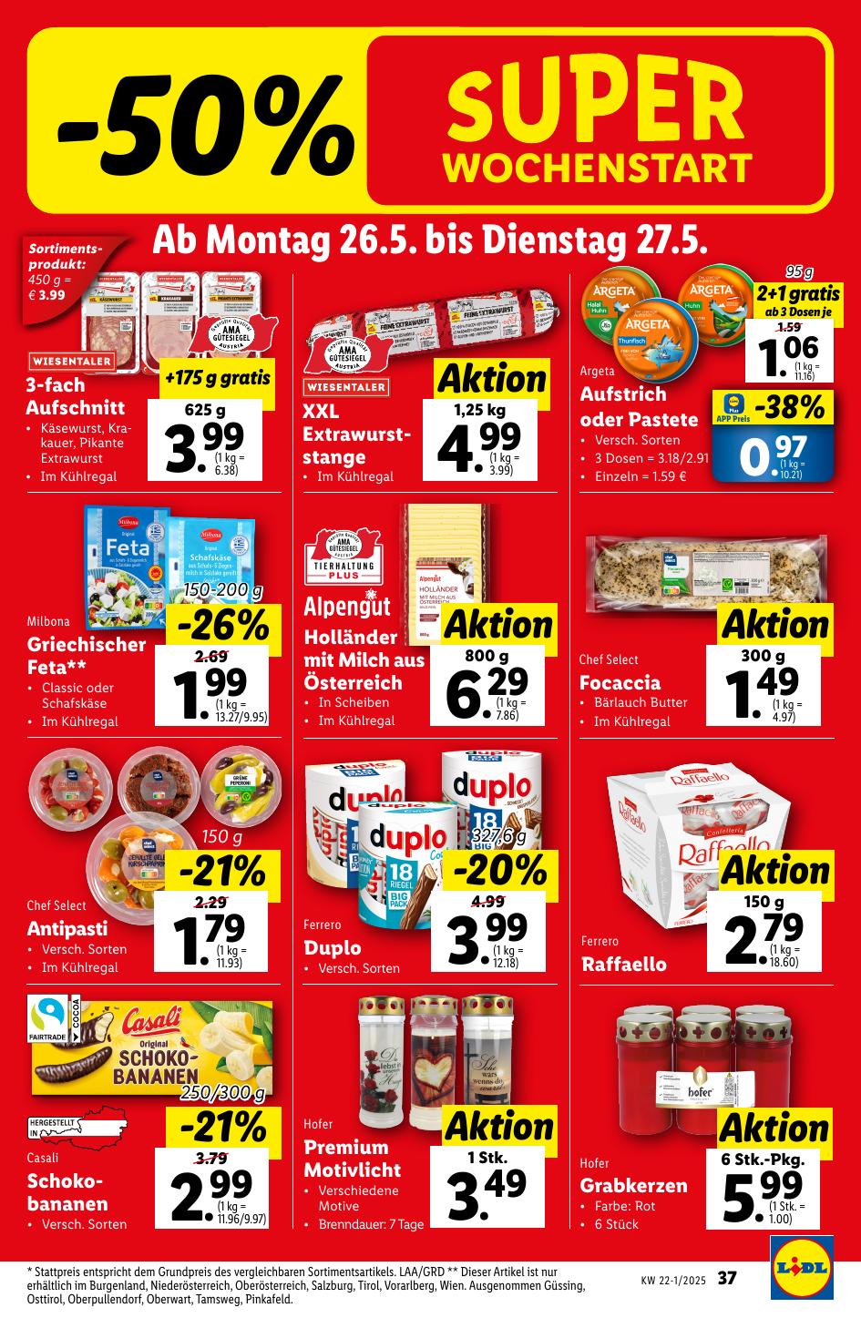 Lidl flyer page