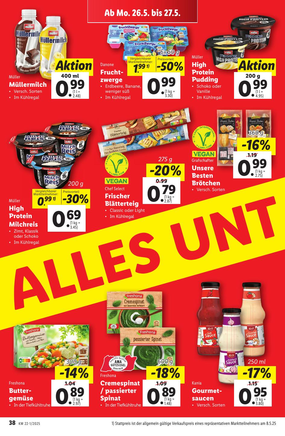 Lidl flyer page