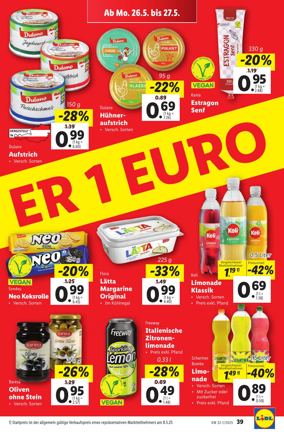 Lidl flyer page