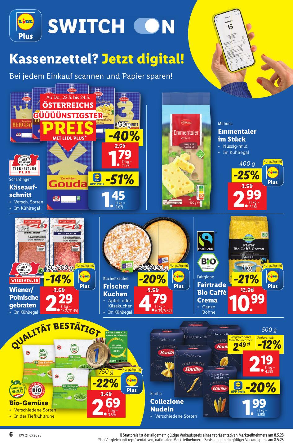 Lidl flyer page