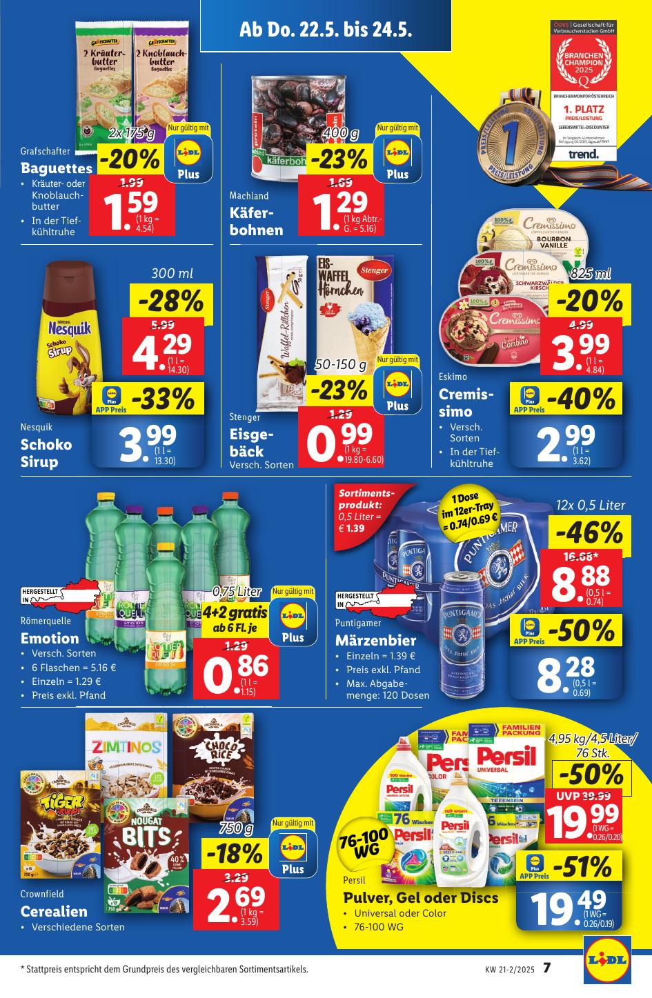 Lidl flyer page