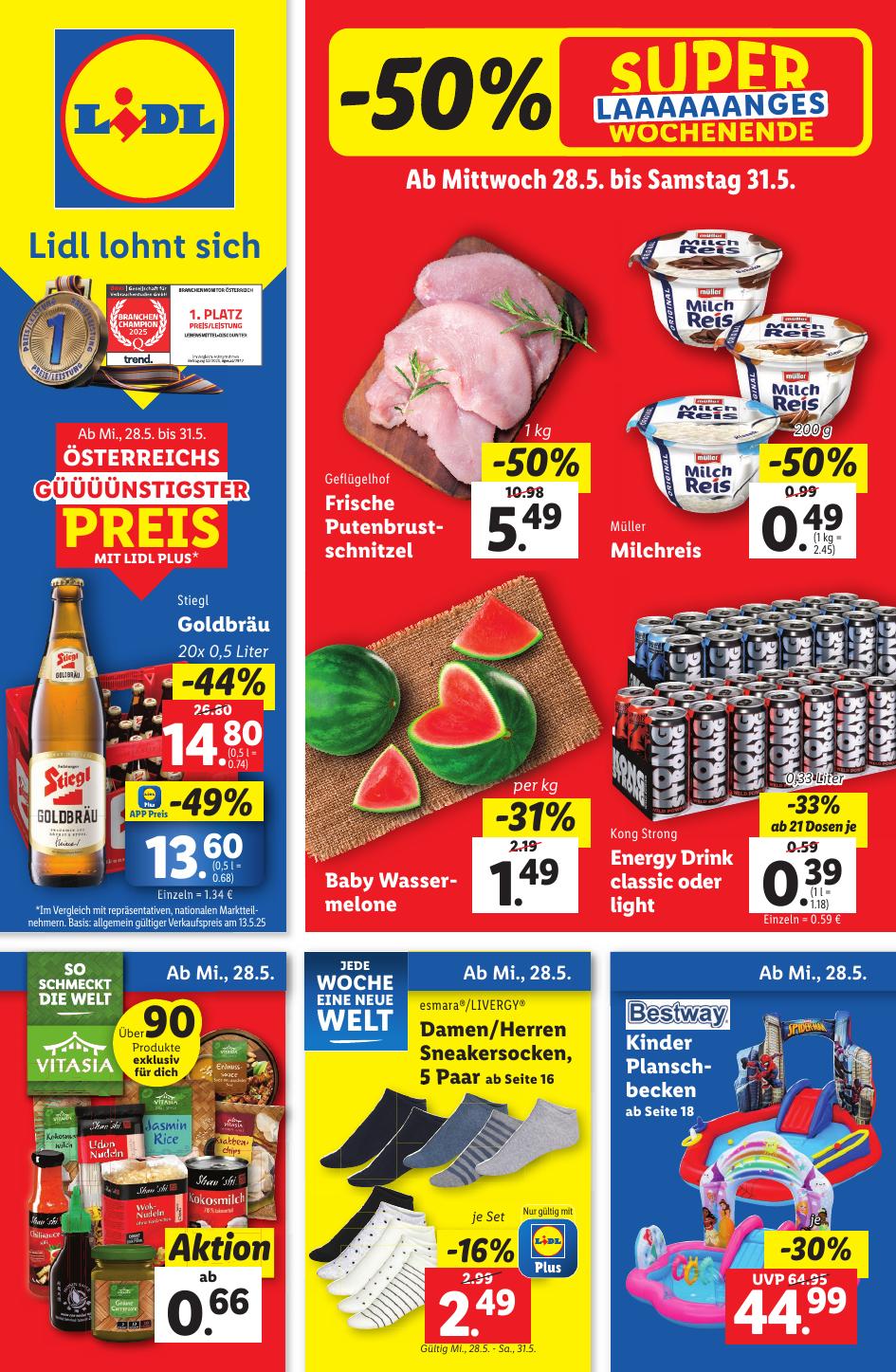 Lidl flyer page