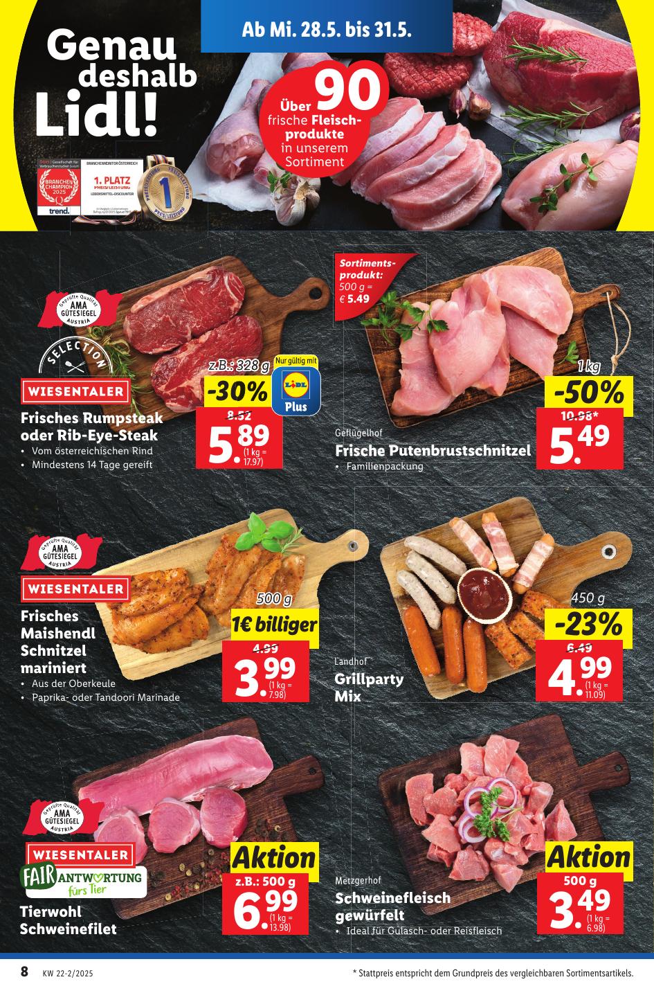 Lidl flyer page