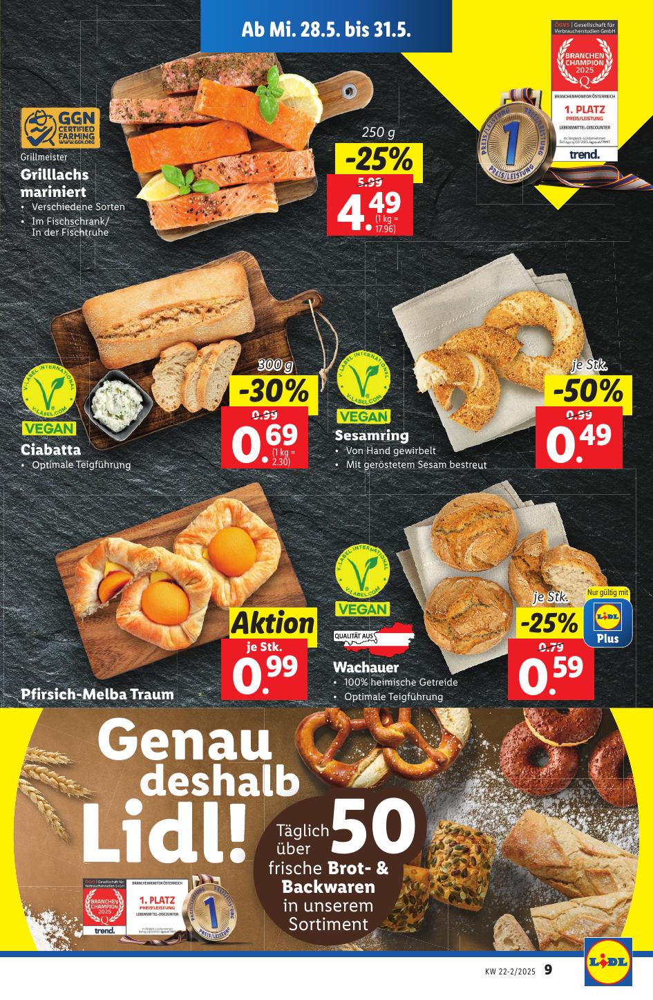 Lidl flyer page