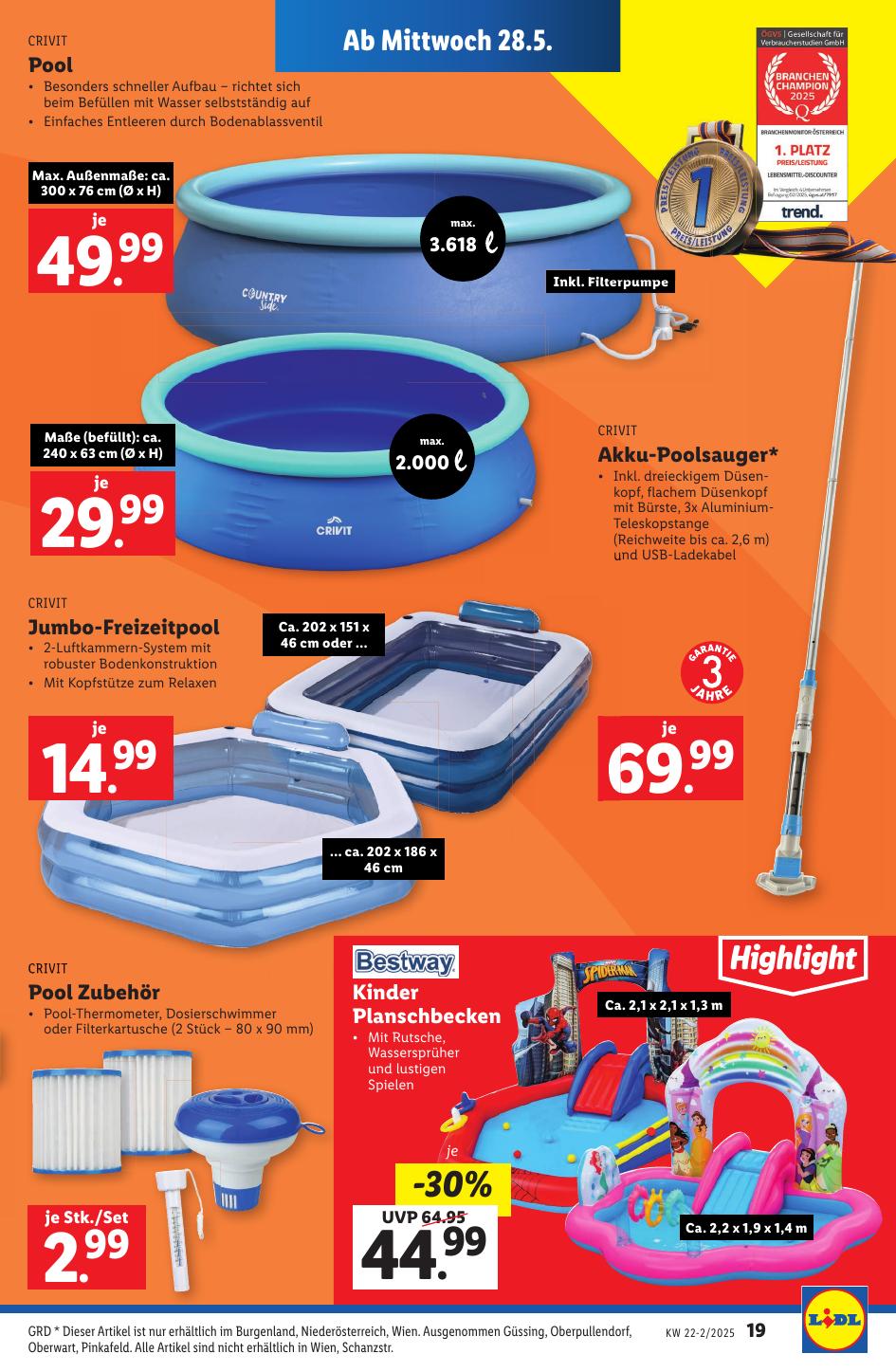 Lidl flyer page