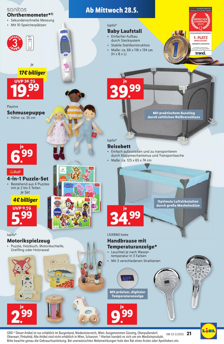 Lidl flyer page