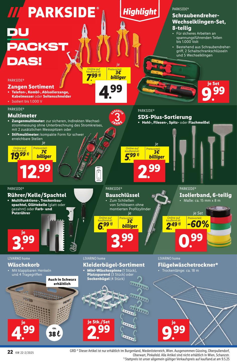 Lidl flyer page