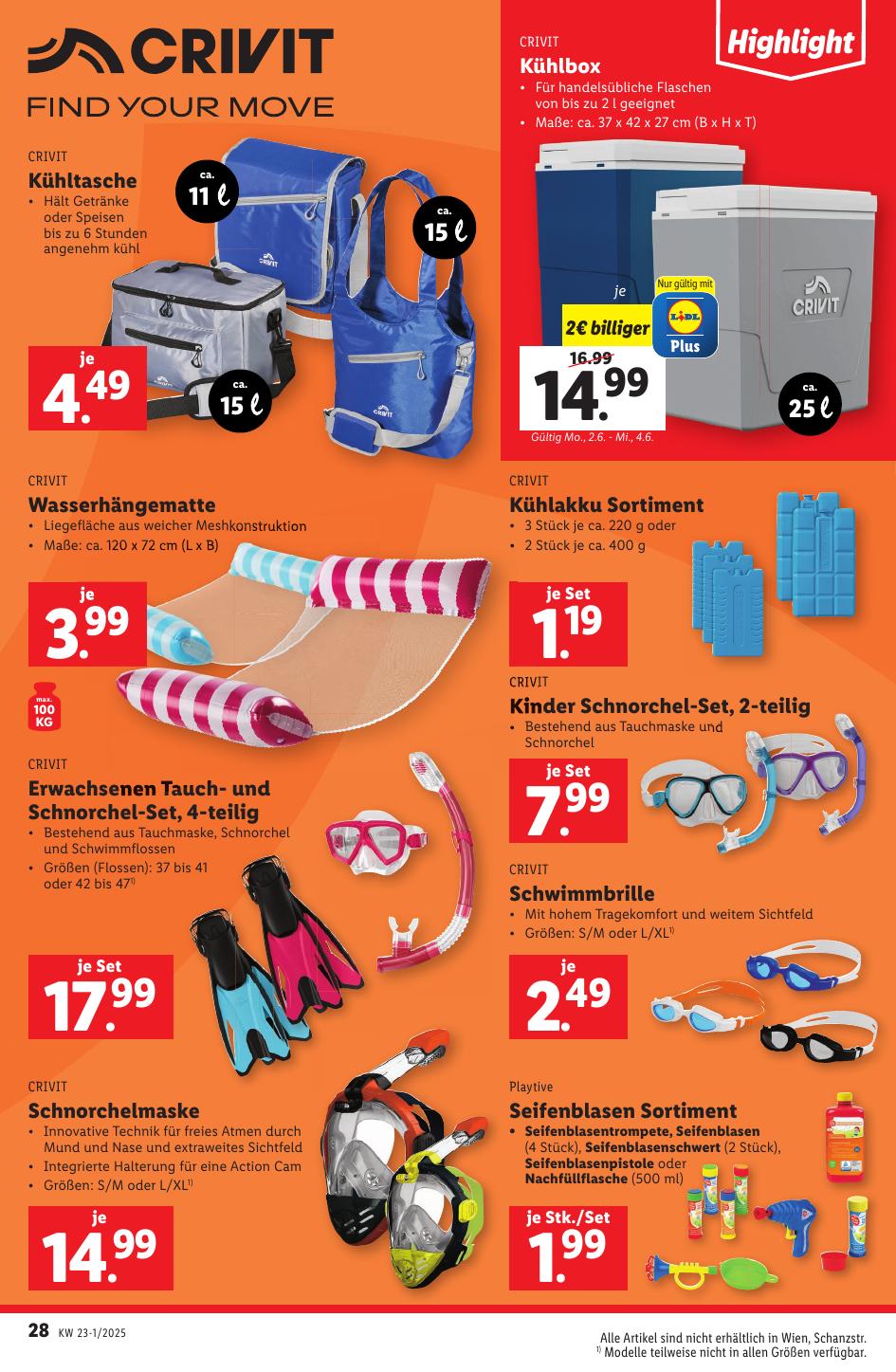 Lidl flyer page