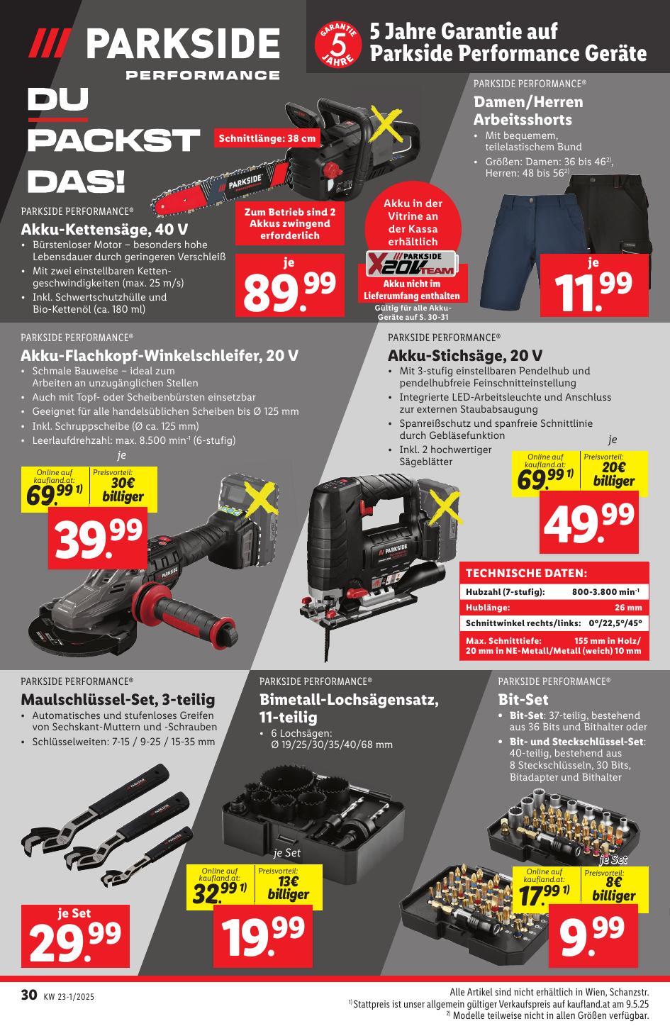 Lidl flyer page