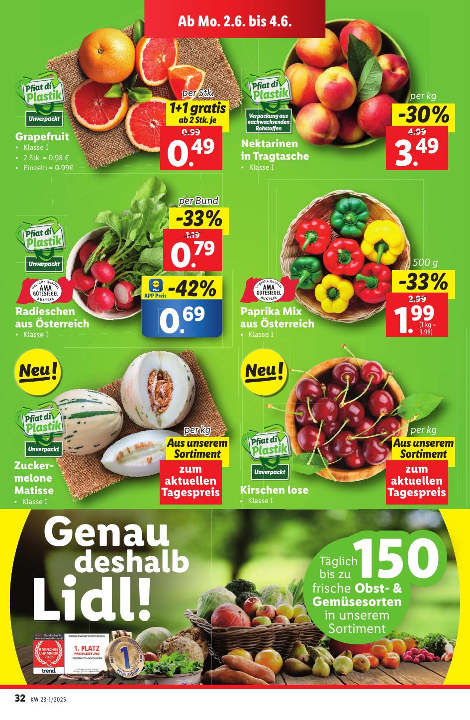 Lidl flyer page
