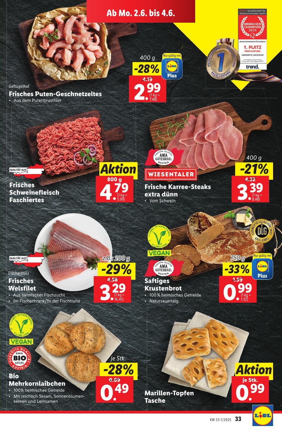 Lidl flyer page