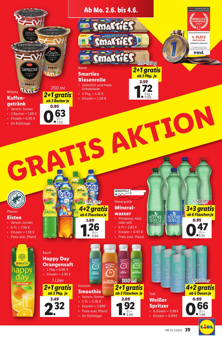 Lidl flyer page