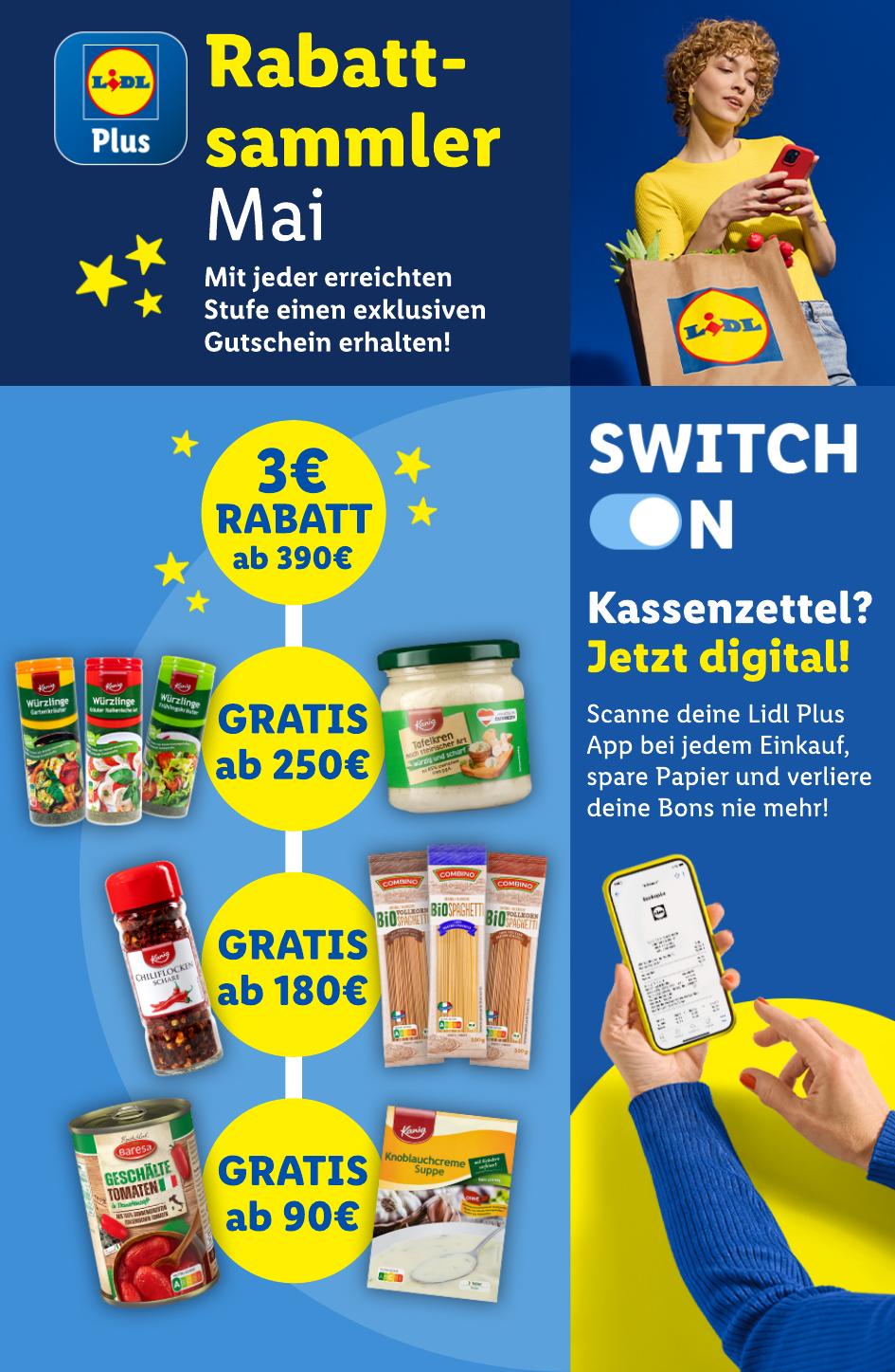 Lidl flyer page