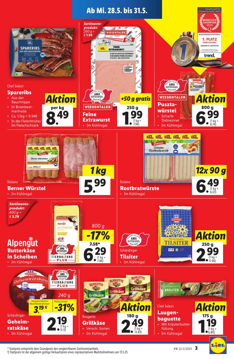 Lidl flyer page