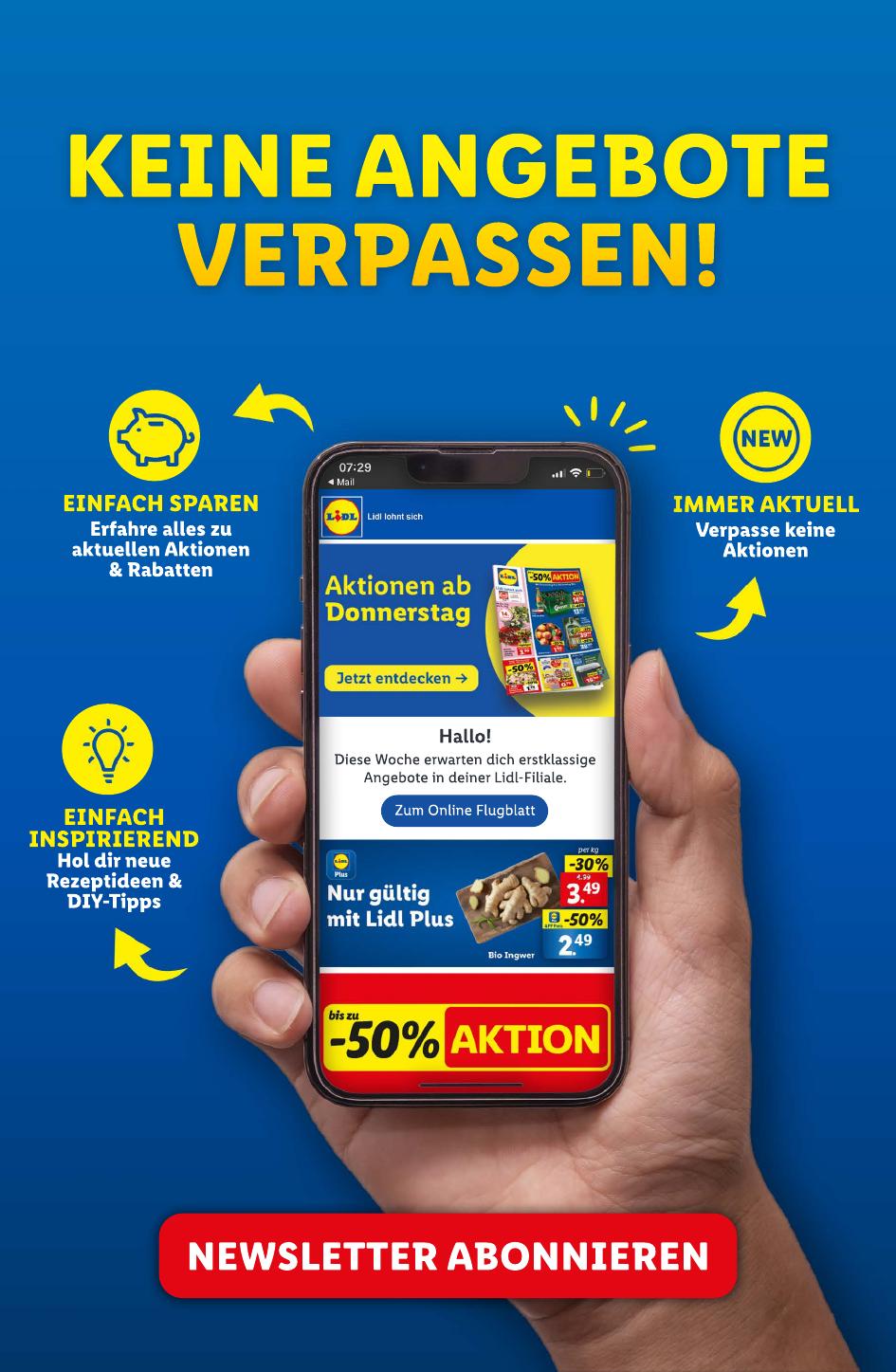 Lidl flyer page