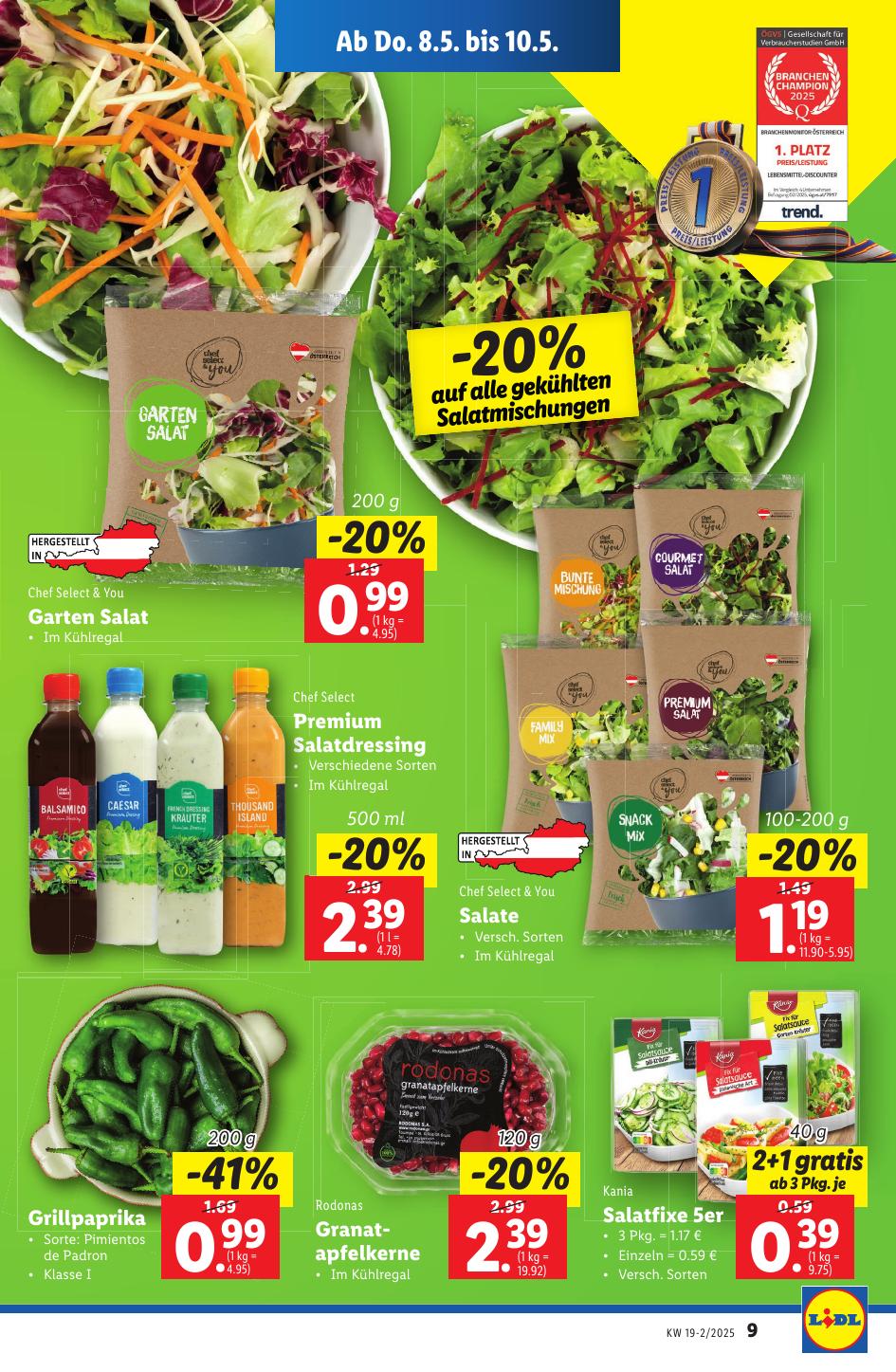 Lidl flyer page