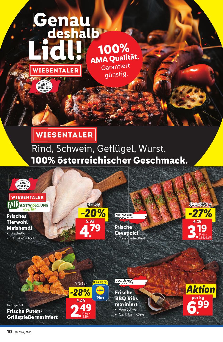 Lidl flyer page