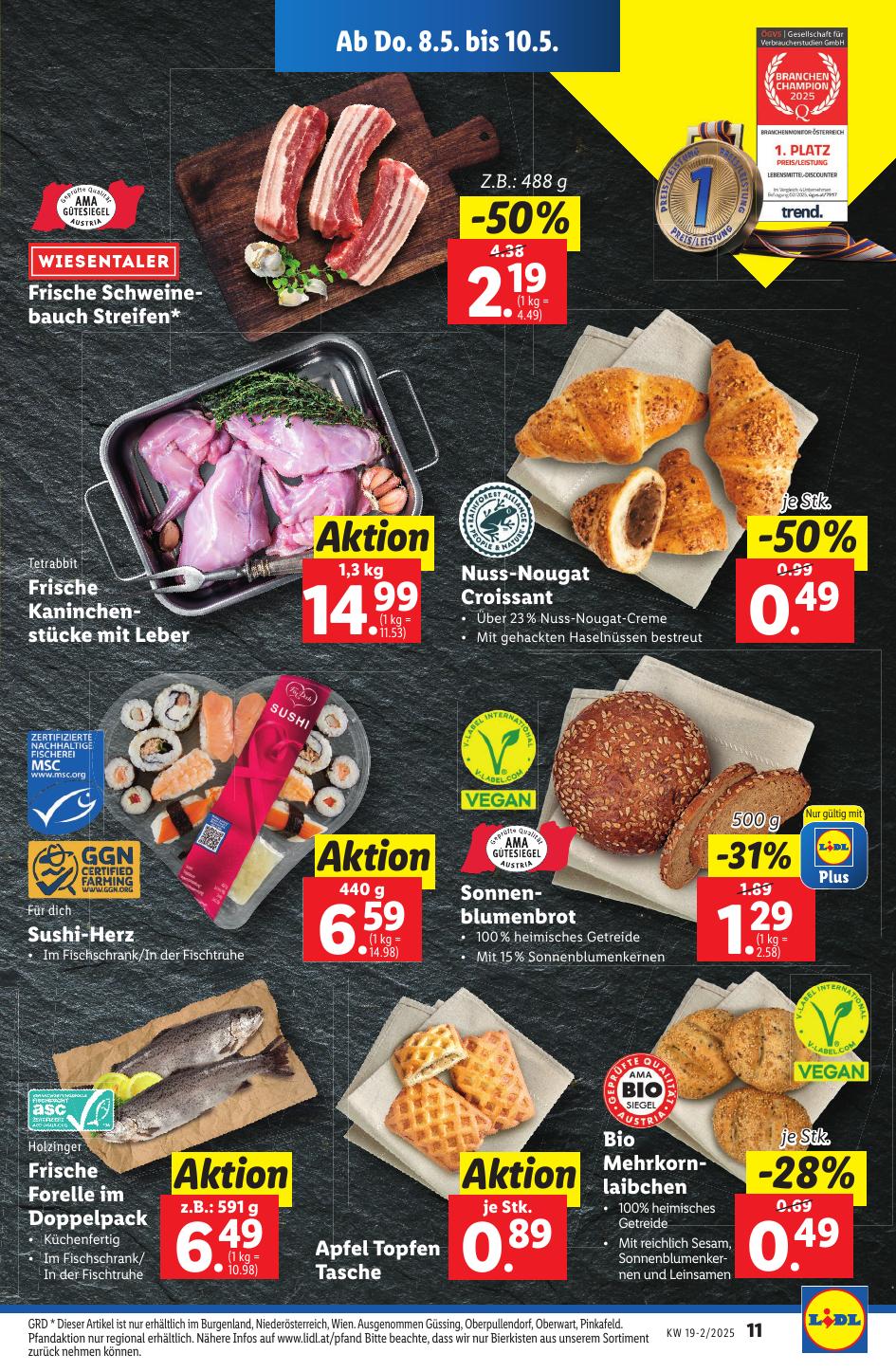 Lidl flyer page