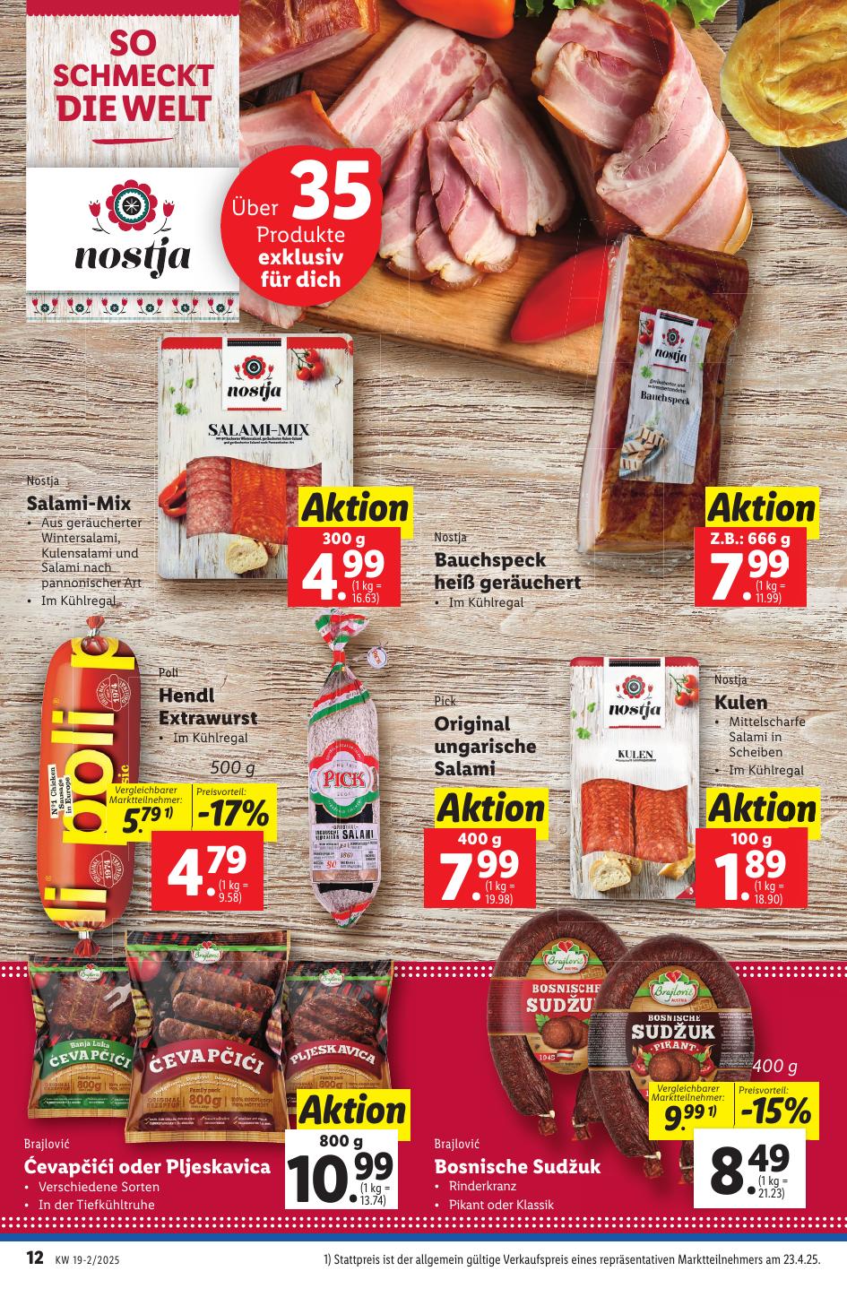Lidl flyer page