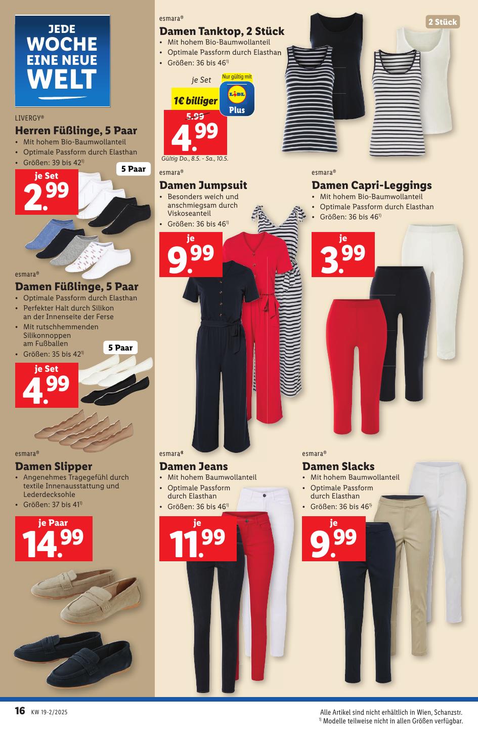 Lidl flyer page