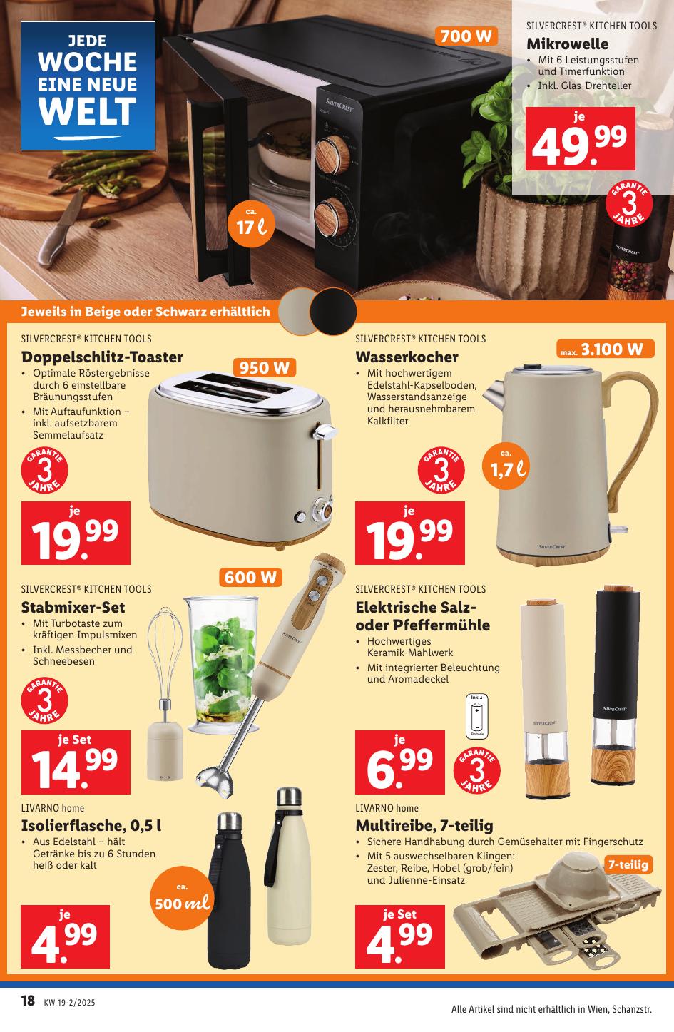 Lidl flyer page